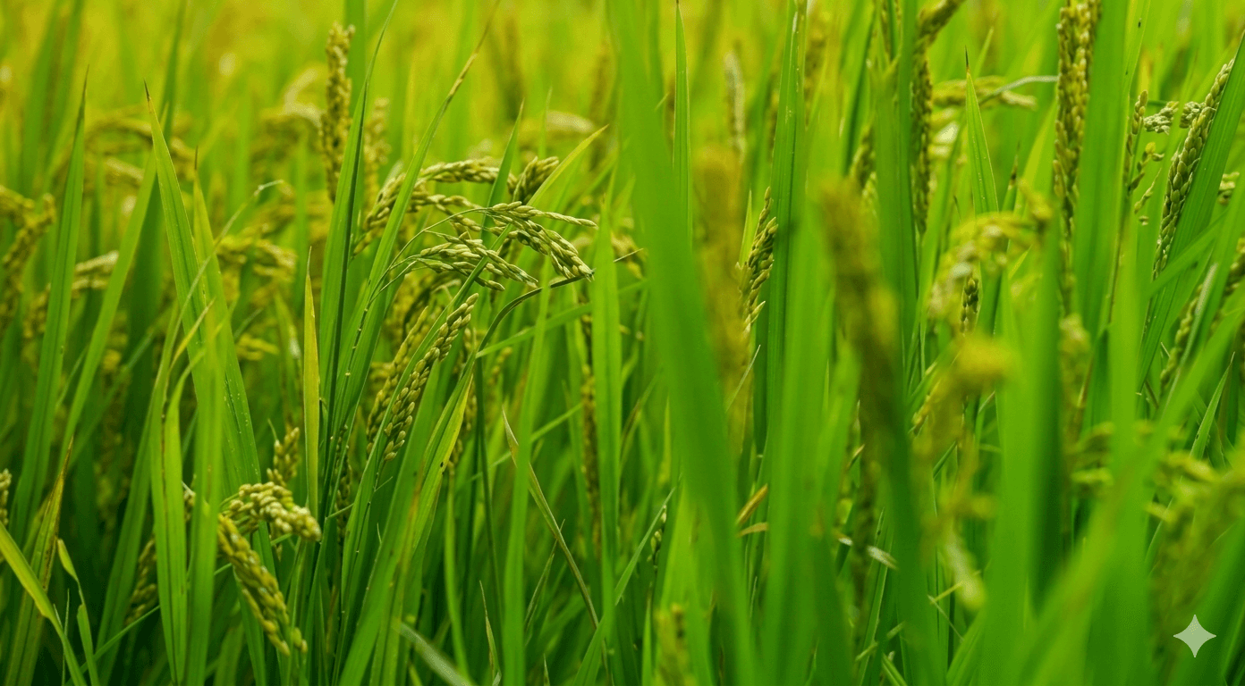 Rice field landscape for the Lingkod-Ani landing page